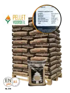 Stapel Agricola houtpellets