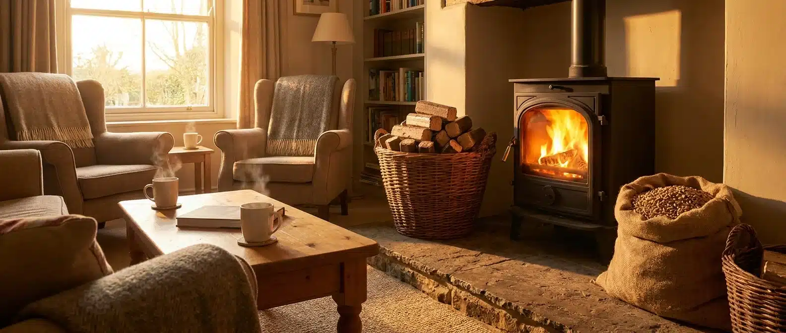 Beste brandstof voor uw kachel: pellets of houtbriketten?