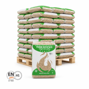 Hele pallet houtpellets Fire Sticks pellets 65 zakken