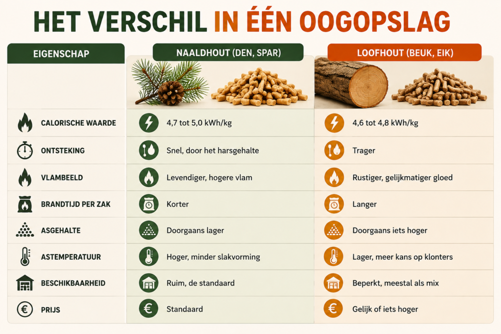 Houtpellets het verschil in één oogopslag