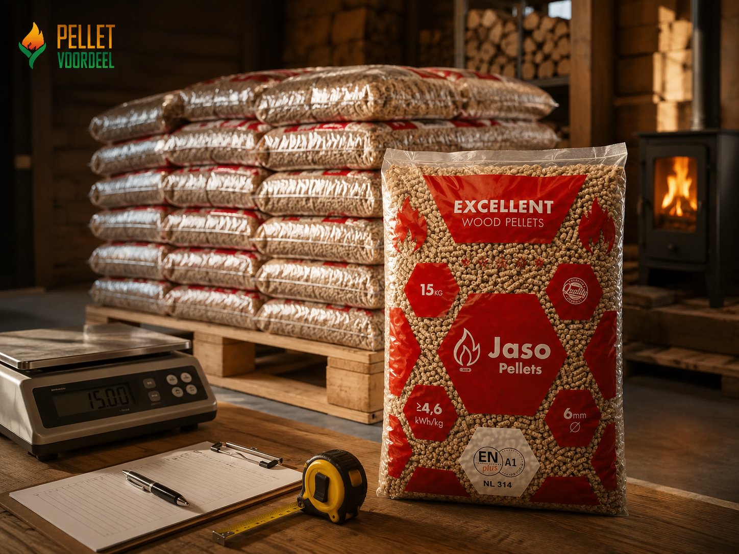 Wat is een pallet pellets? Zakken, gewicht en waarom vergelijken misleidt